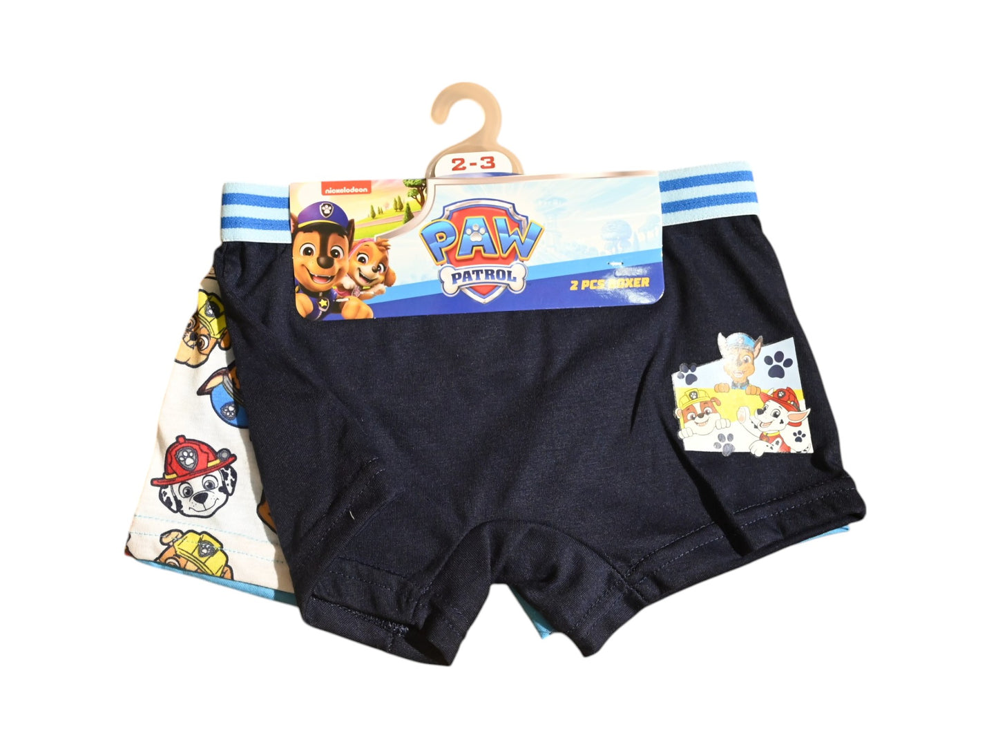 PAW PATROL 2PCS BOYS BOXER , 65%polyester,35%cotton