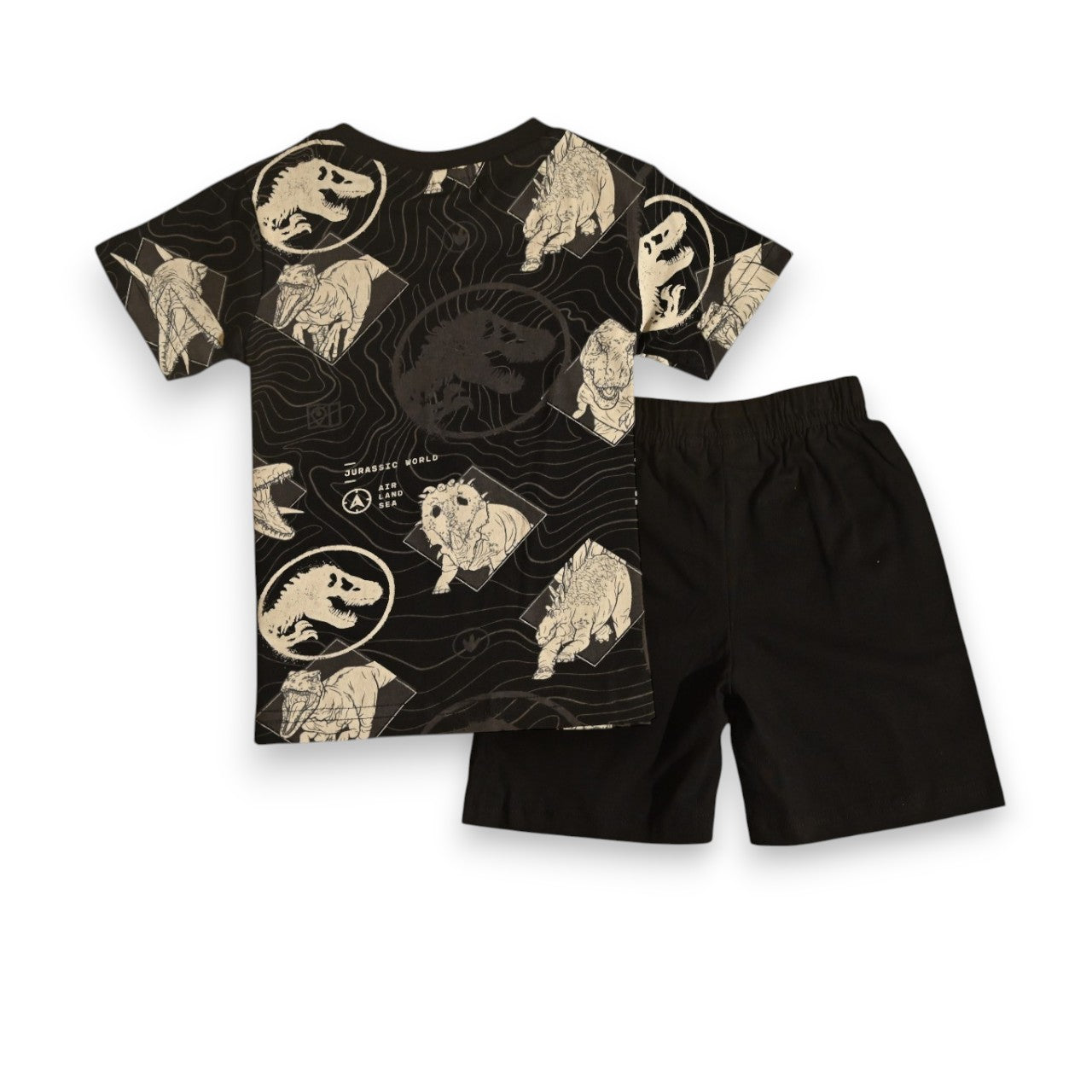 JURASSIC PARK | BOYS T-SHIRT & SHORTS SET | 100% COTTON