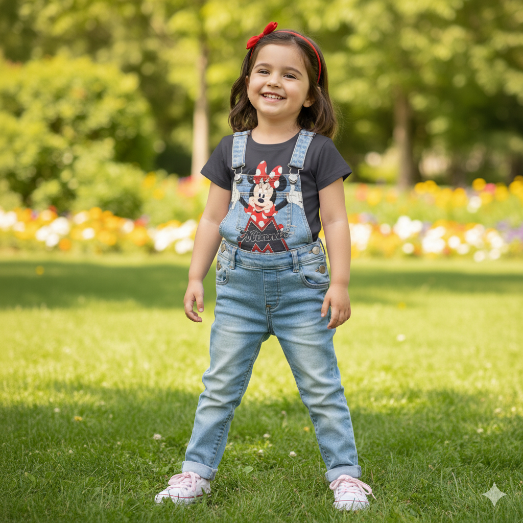 MINNIE MOUSE | GIRL'S T-SHIRT | 100% COTTON