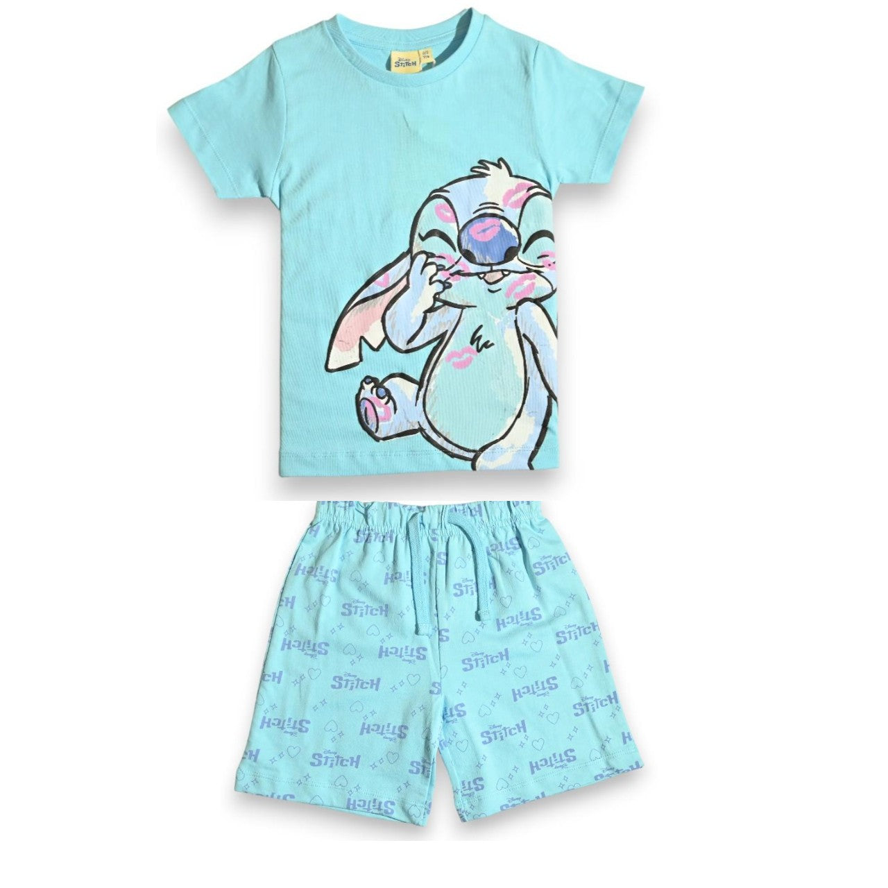 LILO & STITCH GIRLS T-SHIRT & SHORT SET