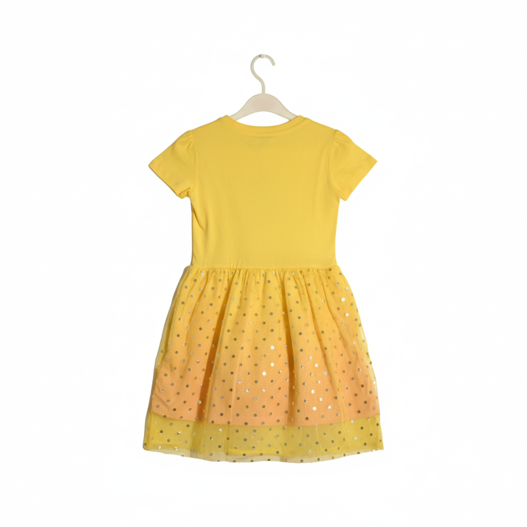PRINCESS SNOW WHITE - GIRL'S TULLE DRESS 100% COTTON | MESH 100% POLYESTER