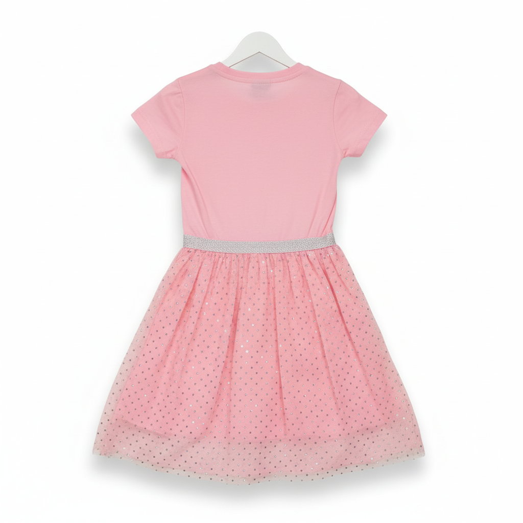 MINNIE MOUSE - GIRL'S TULLE DRESS 100% COTTON | MESH 100% POLYESTER