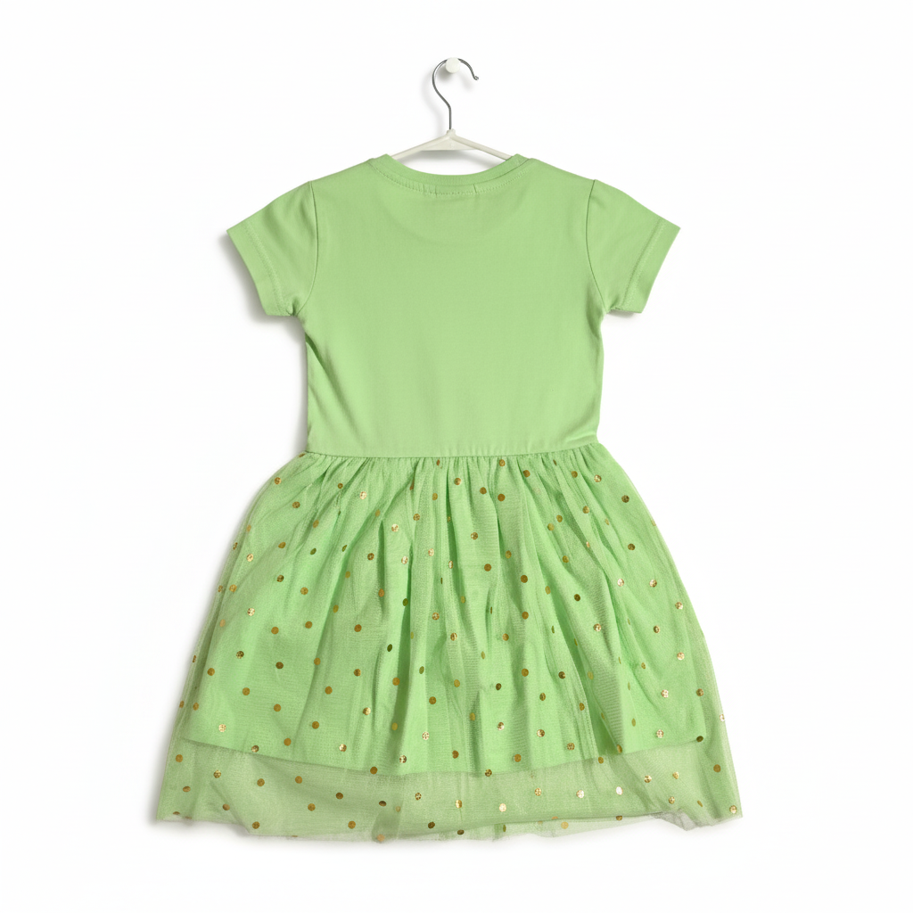 MINNIE MOUSE - GIRL'S TULLE DRESS 100% COTTON | MESH 100% POLYESTER
