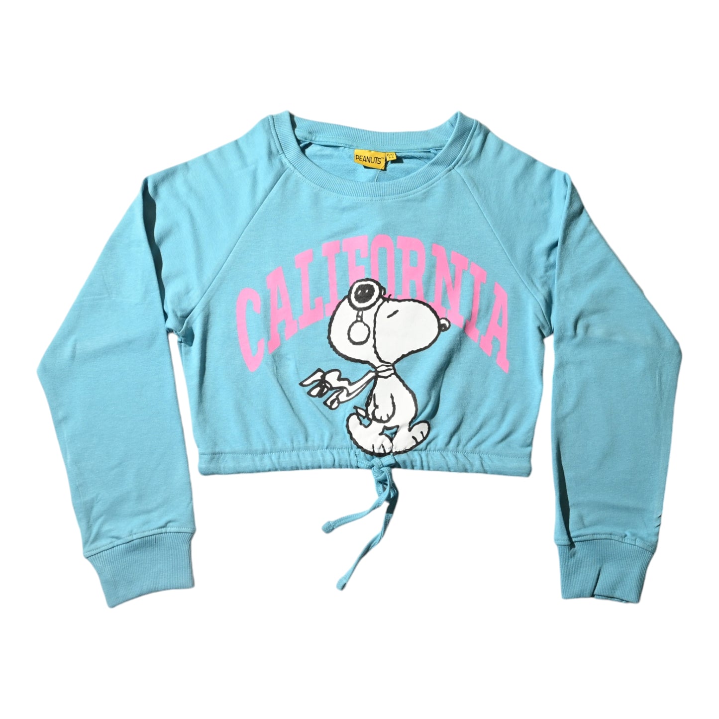 Snoopy Girls Crop Sweattshirt