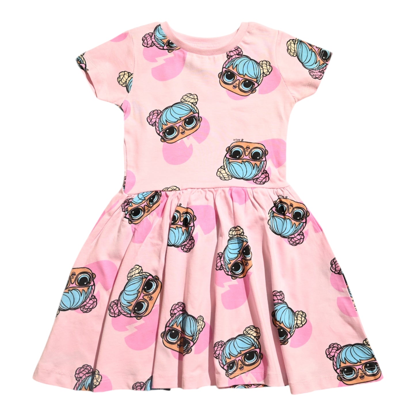 L.O.L. Surprise! Girls' Tutu Dress with AOP Design, Pink,