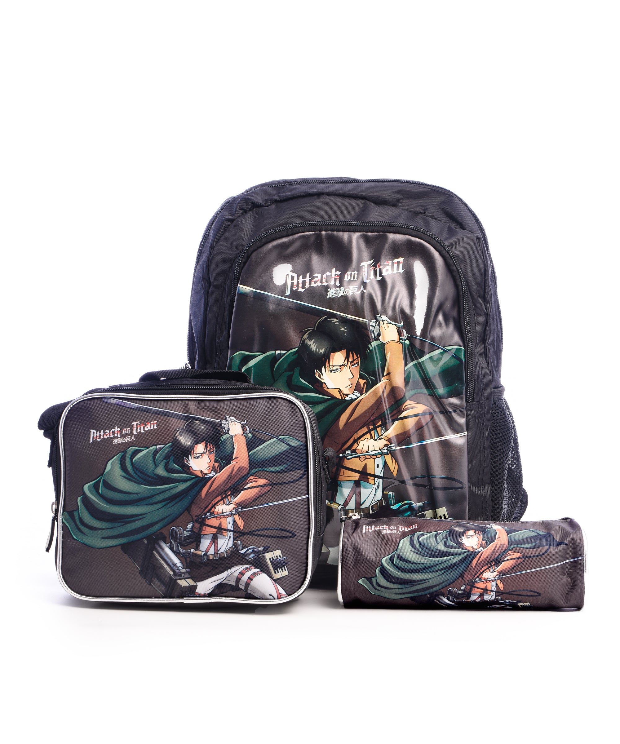 attack on titan leather school backpack Attack on Titan