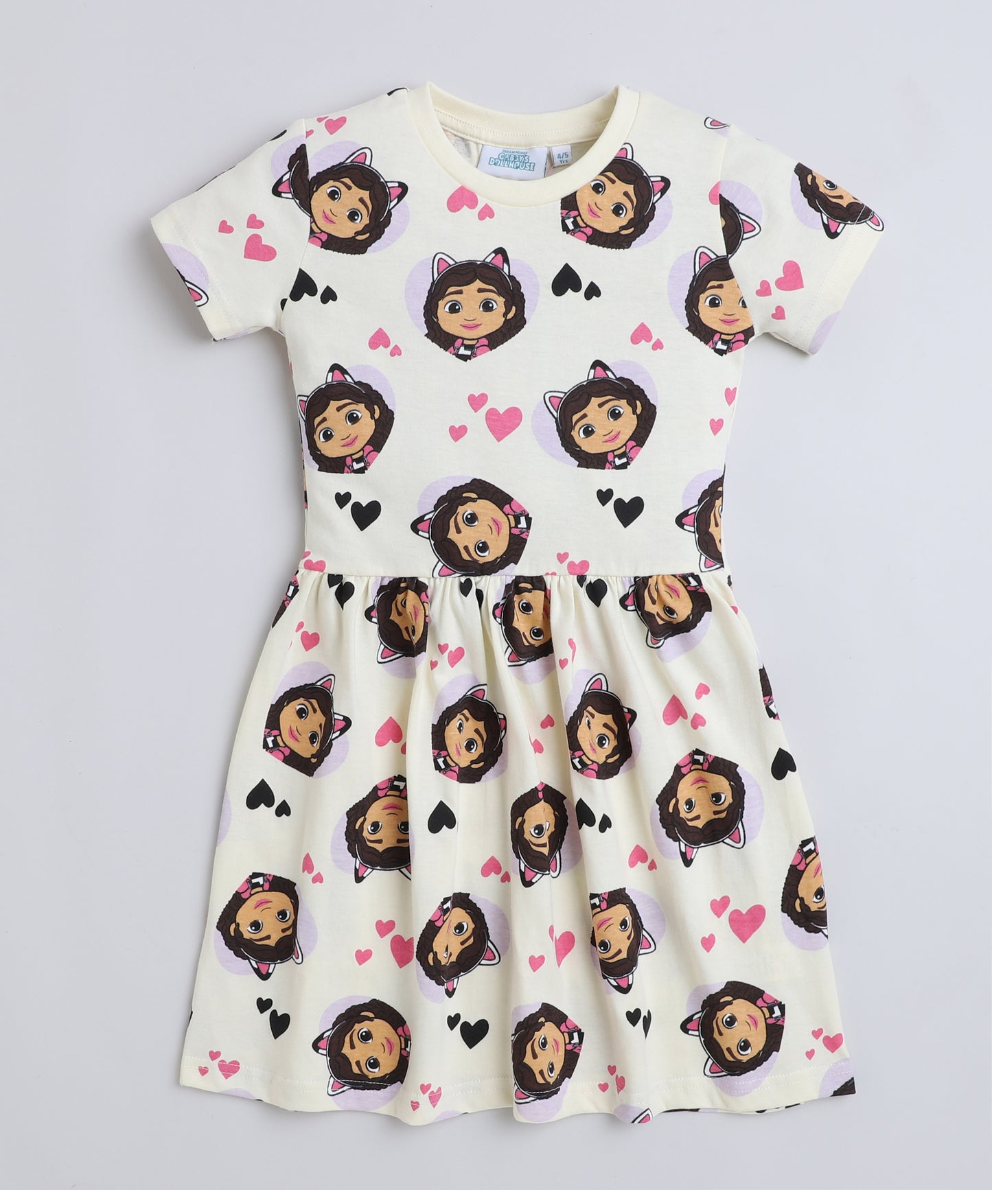 GABBY DOLLHOUSE - Girl's Jersey Dress | Girls Dress | Cotton | Gabby's