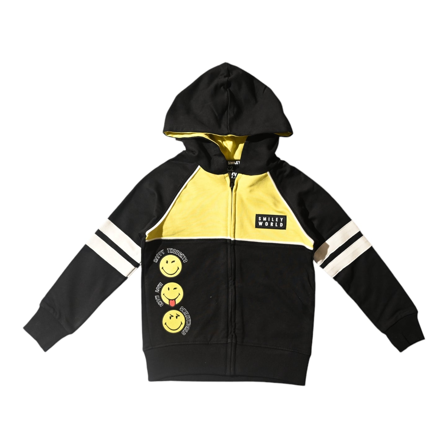 SMILEY - RAGLAN HOODIE JACKET