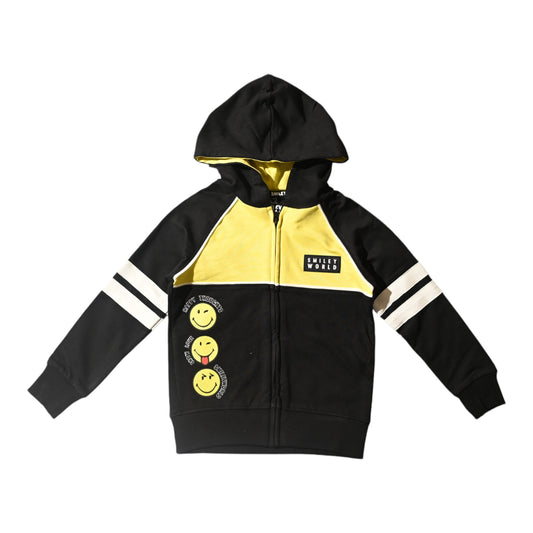 SMILEY - RAGLAN HOODIE JACKET