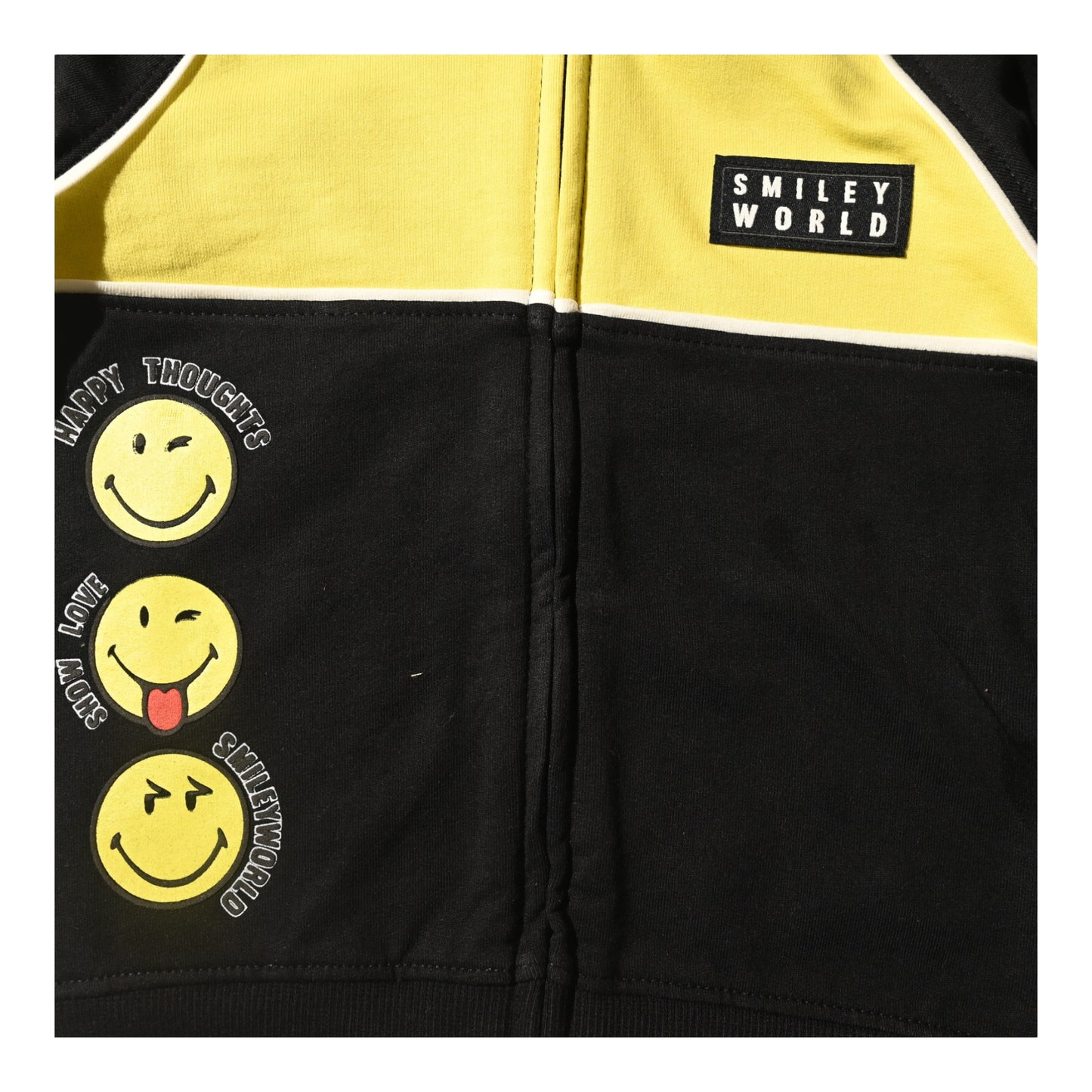 SMILEY - RAGLAN HOODIE JACKET