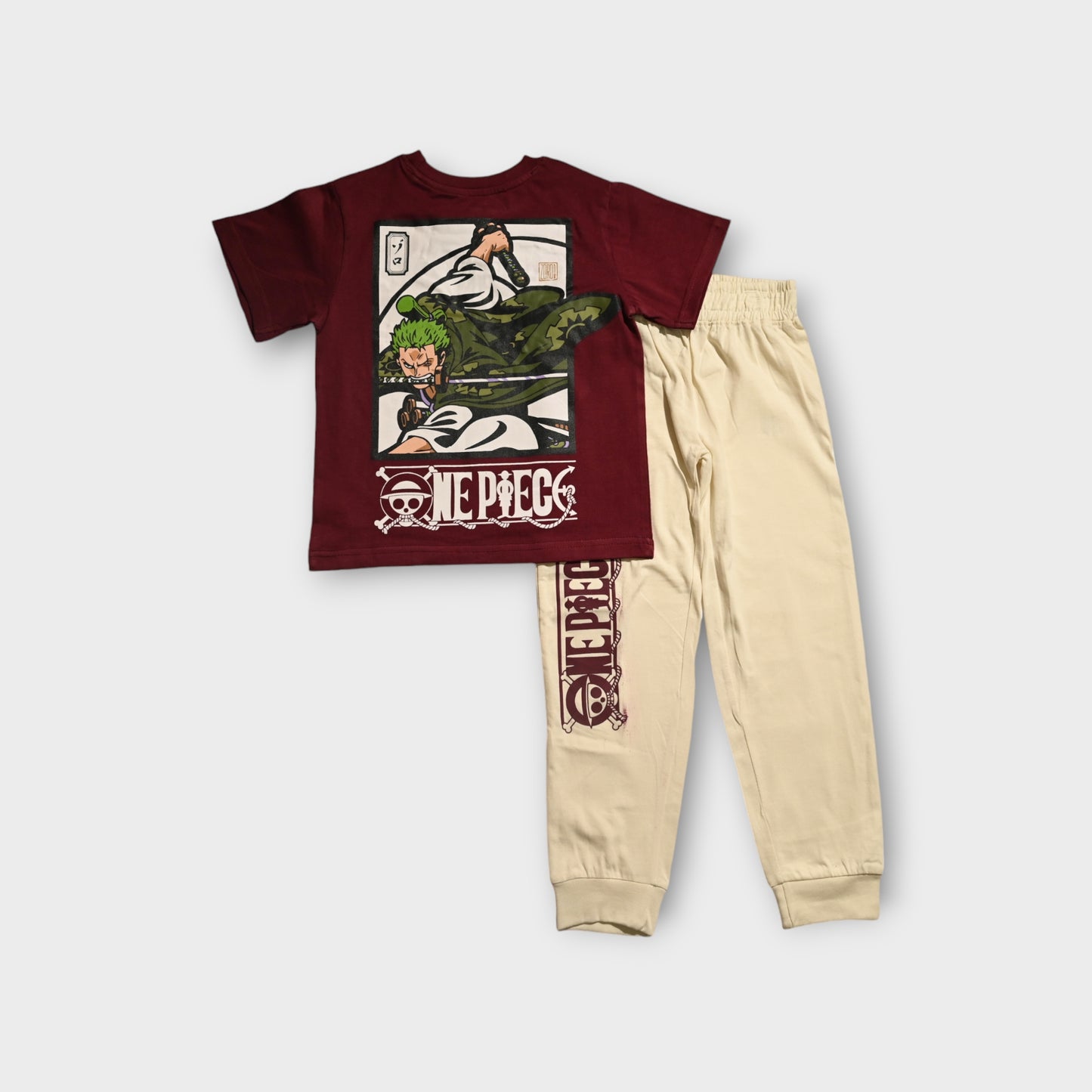ONE PIECE SHORT SLEEVE PAJAMA SET