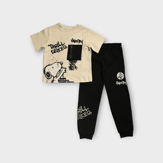 PEANUTS SHORT SLEEVE PAJAMA SET