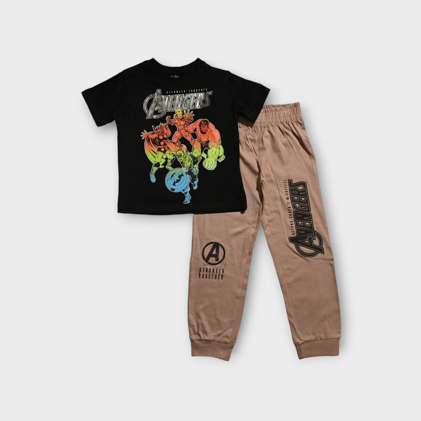 AVENGERS SHORT SLEEVE PAJAMA SET