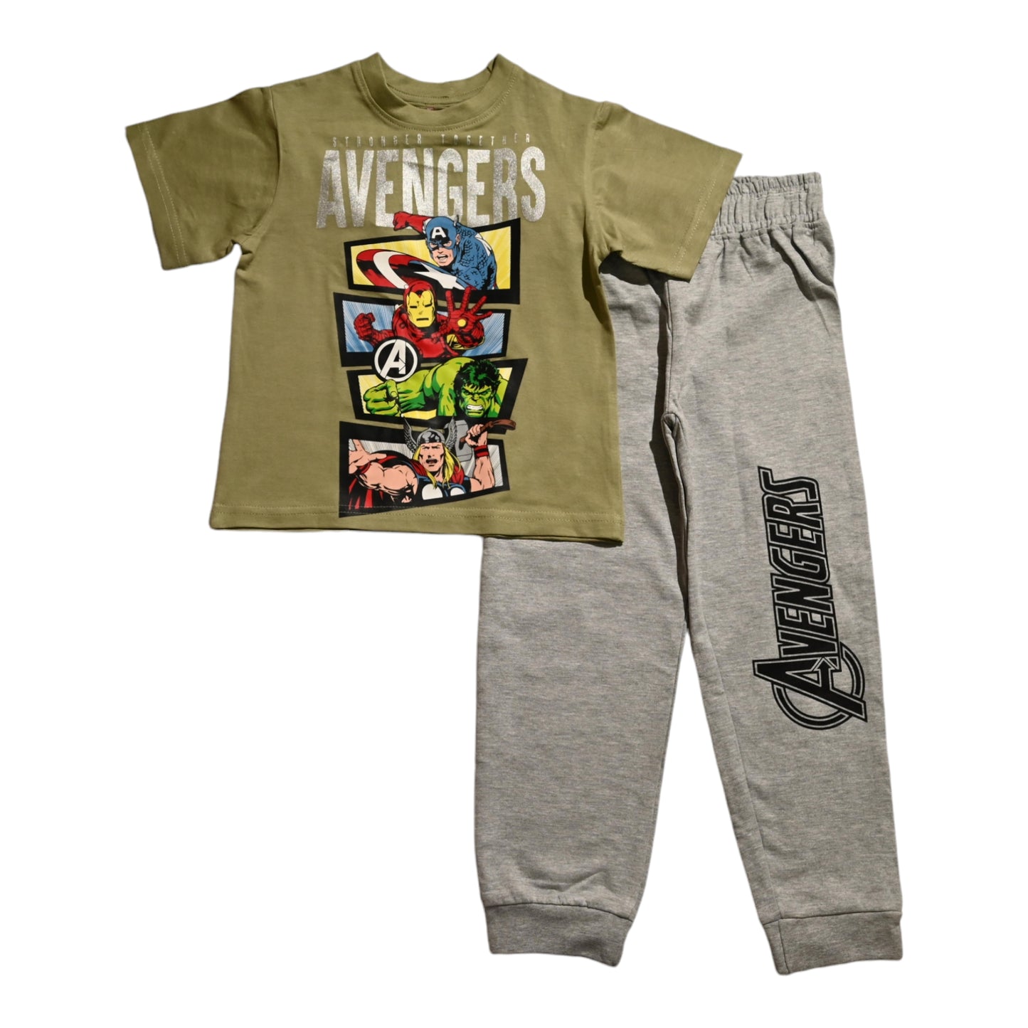 AVENGERS SHORT SLEEVE PAJAMA SET