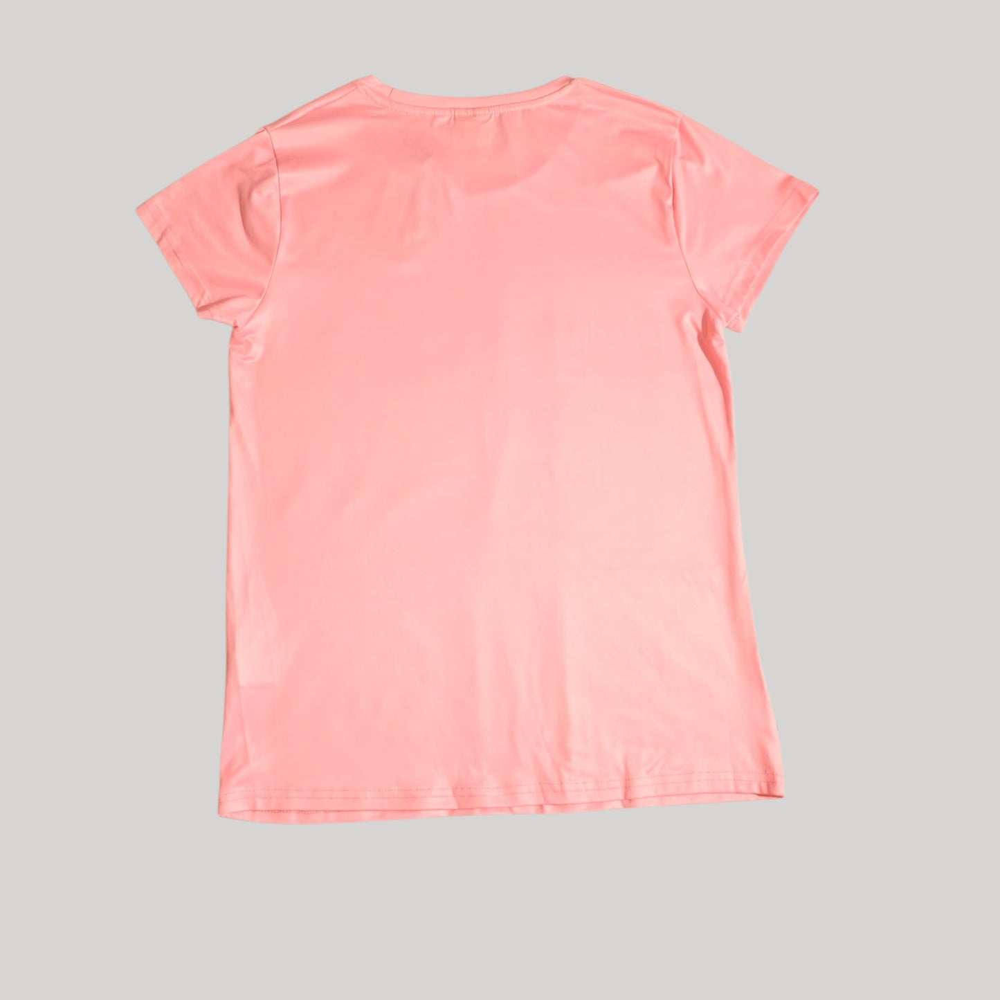 PEANUT WOMENS SHORT SLEEVE PAJAMA SETS , SILKY POLYESTER