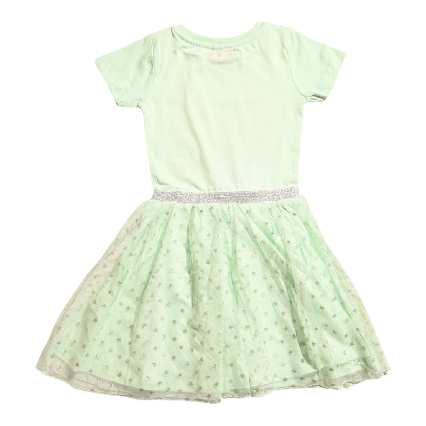 Girls' Tulle Dress with Garfield Graphic, Mint Green