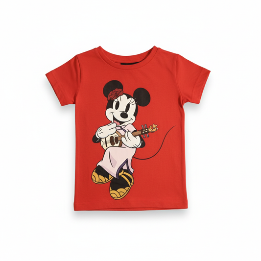 MINNIE MOUSE | GIRL'S T-SHIRT | 100% COTTON