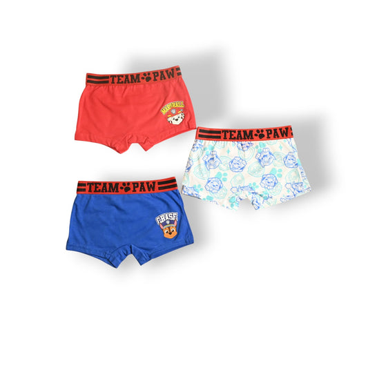 PAW PATROL 3PCS BOYS BOXER , 65%polyester,35%cotton