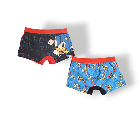 SONIC 2PCS BOYS BOXER , 65%polyester,35%cotton