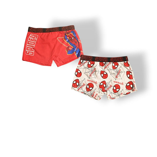 SPIDERMAN 2PCS BOYS BOXER , 65%polyester,35%cotton