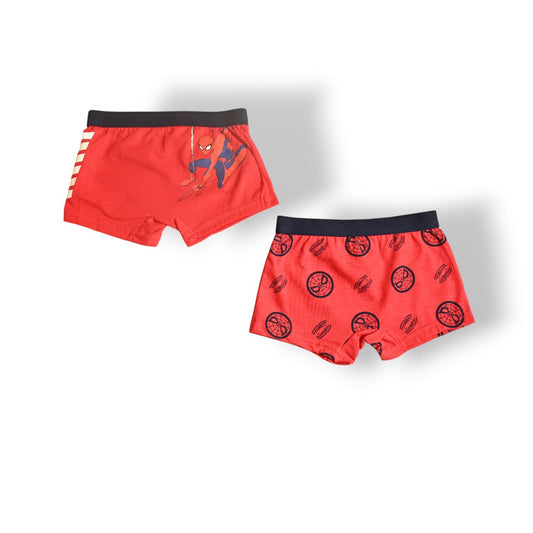 SPIDERMAN 2PCS BOYS BOXER , 65%polyester,35%cotton
