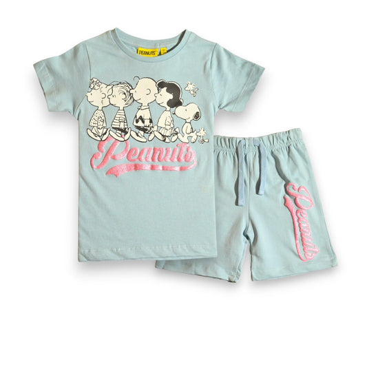 PEANUTS GIRLS T-SHIRT & SHORT SET‬