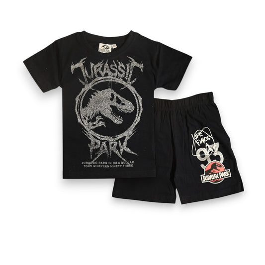 JURASSIC PARK | BOYS T-SHIRT & SHORTS SET | 100% COTTON