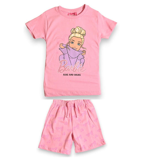 BARBIE GIRLS T-SHIRT & SHORT SET‬