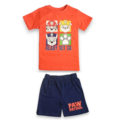PAW PATROL BOYS T-SHIRT & SHORT SET‬
