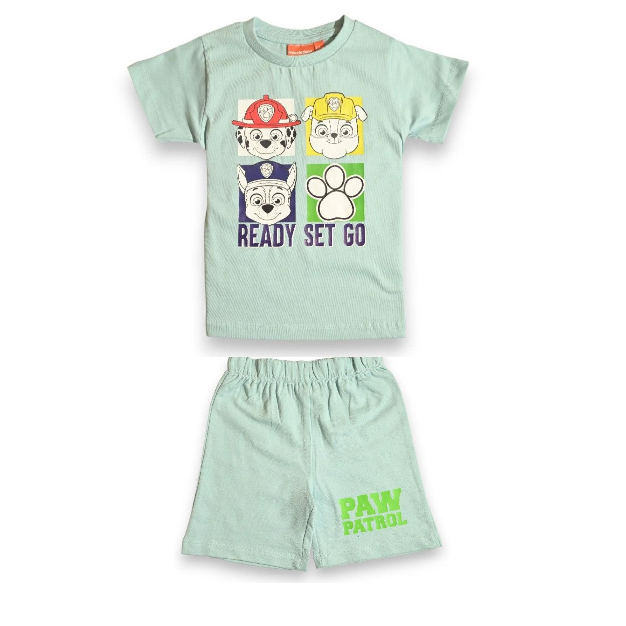 PAW PATROL BOYS T-SHIRT & SHORT SET‬