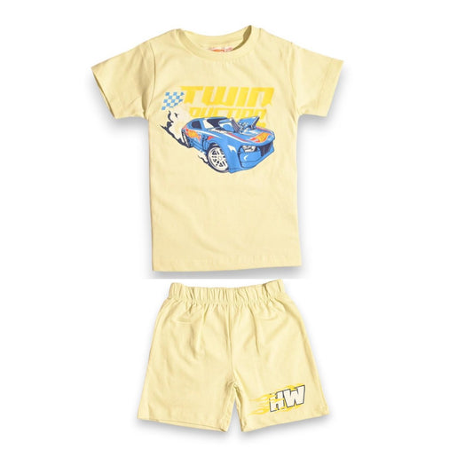 HOT WHEELS BOYS T-SHIRT & SHORT SET‬
