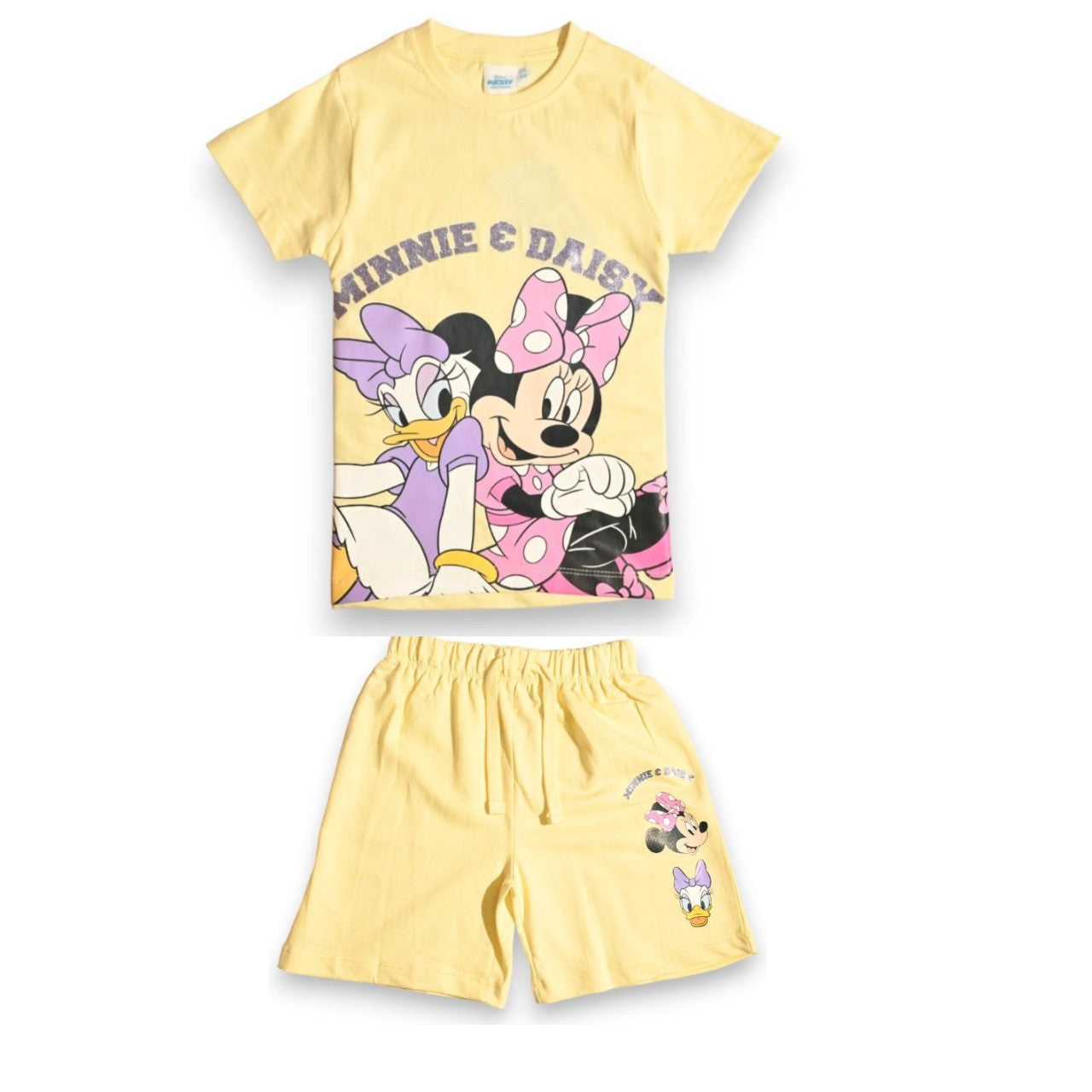 MINNIE MOUSE GIRLS T-SHIRT & SHORT SET‬
