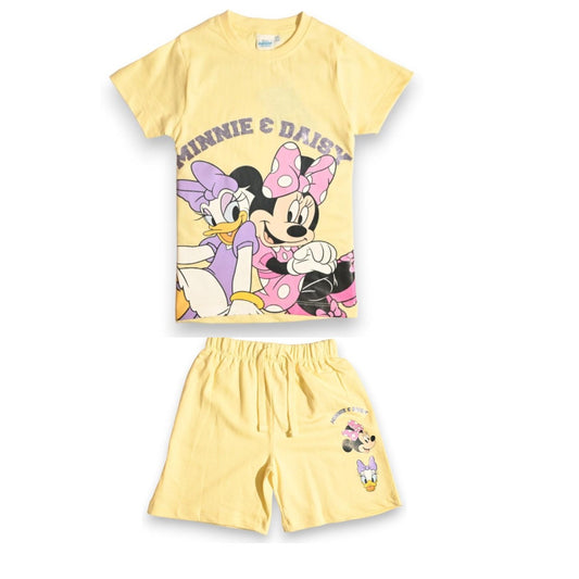 MINNIE MOUSE GIRLS T-SHIRT & SHORT SET‬