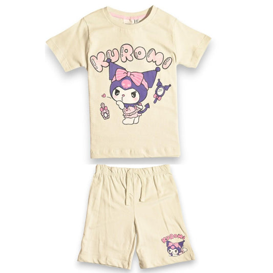KUROMI GIRLS T-SHIRT & SHORT SET‬