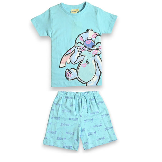 LILO & STITCH GIRLS T-SHIRT & SHORT SET‬