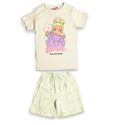 BARBIE GIRLS T-SHIRT & SHORT SET‬