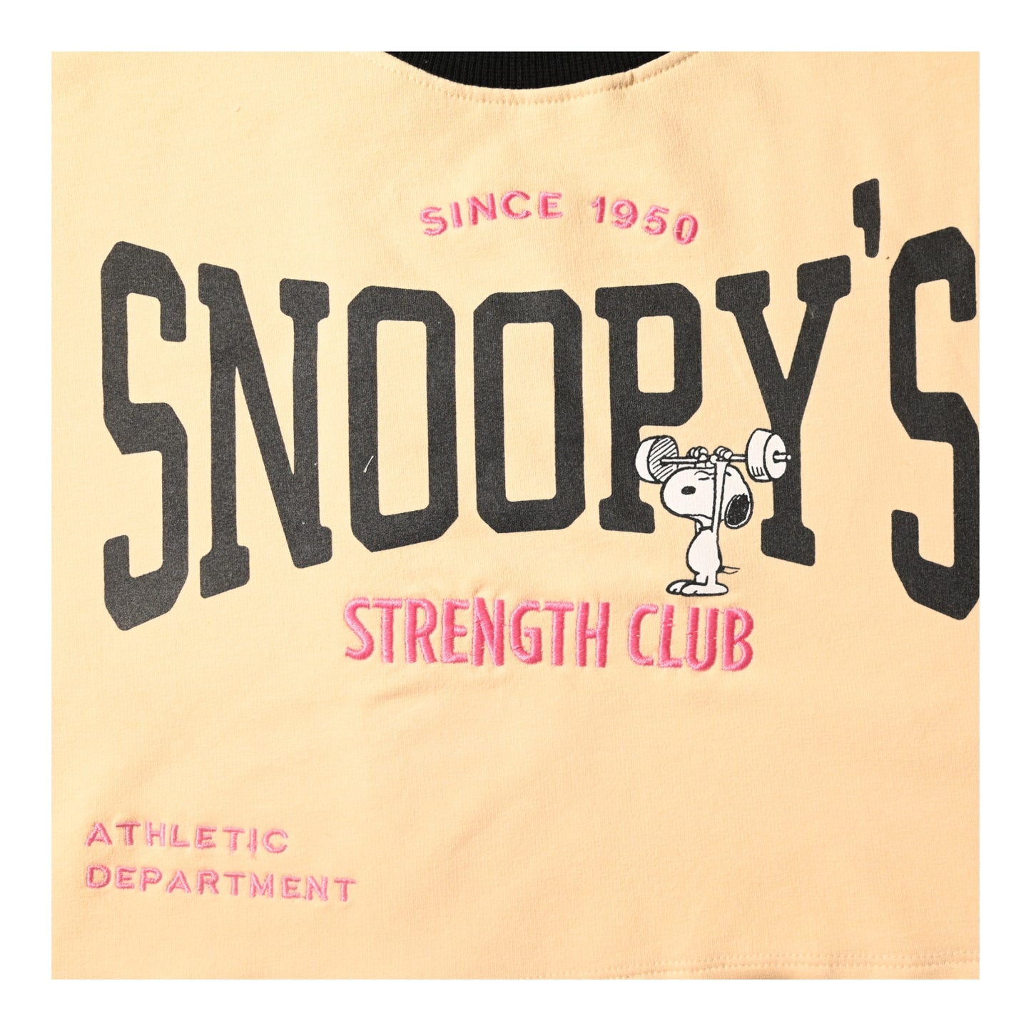 Snoopy Girls Crop Sweattshirt
