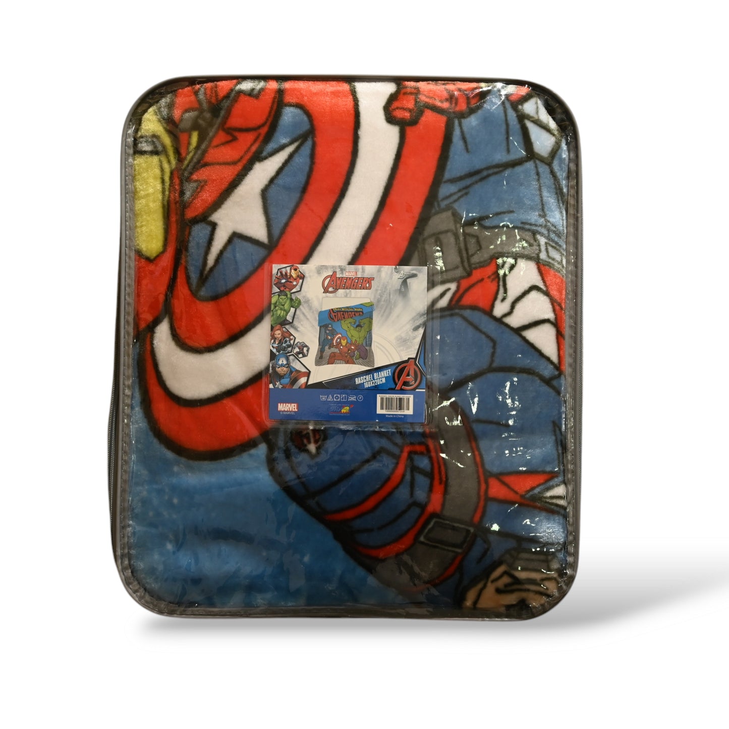 Avengers Raschel Blanket - 160 x 220 cm, 100% Polyester, 2200 grams