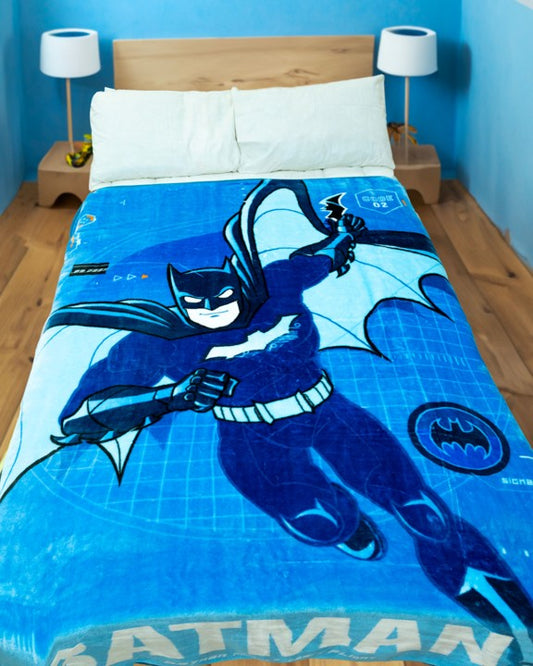 Batman Raschel Blanket - 160 x 220 cm, 100% Polyester