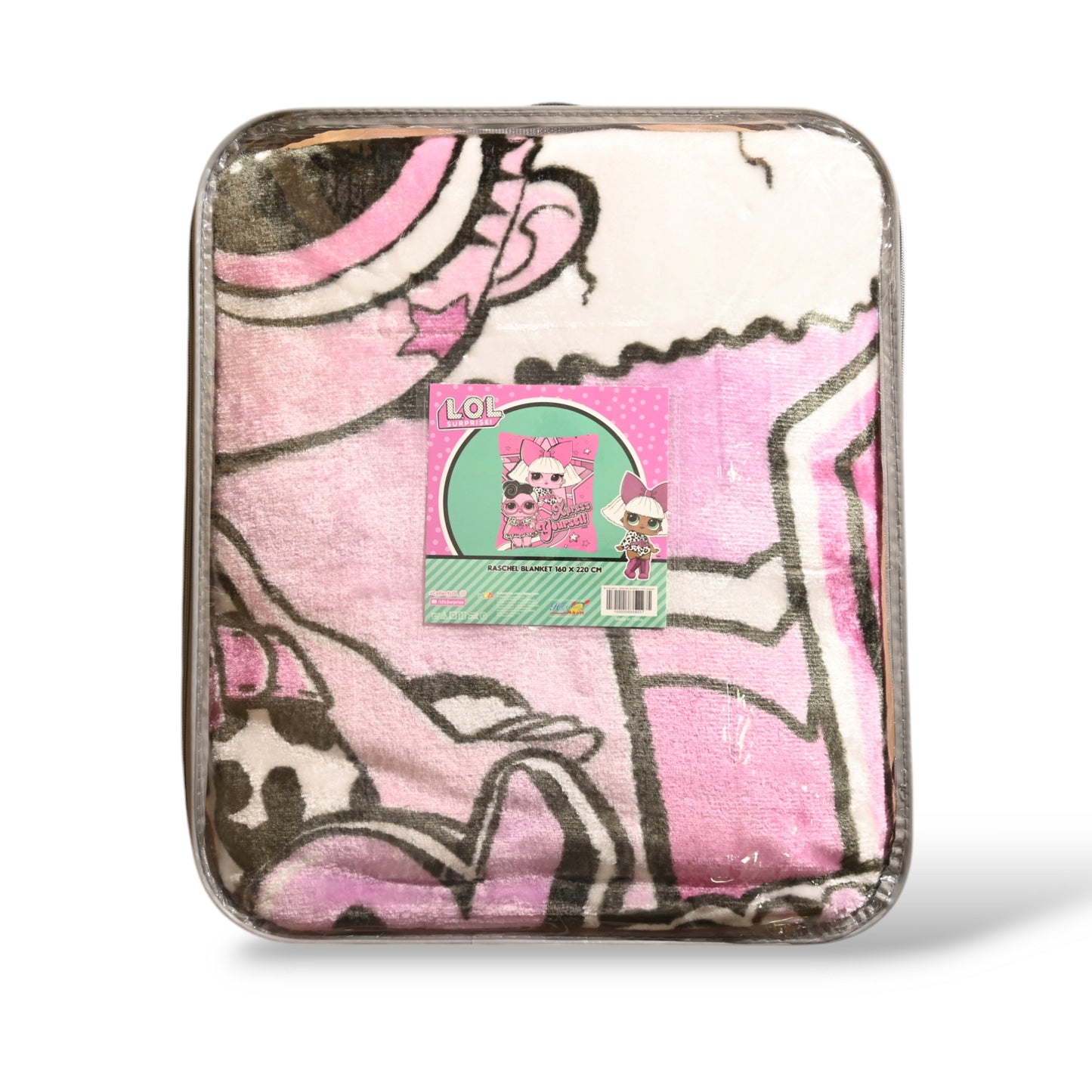 LOL Raschel Blanket - 160 x 220 cm, 100% Polyester