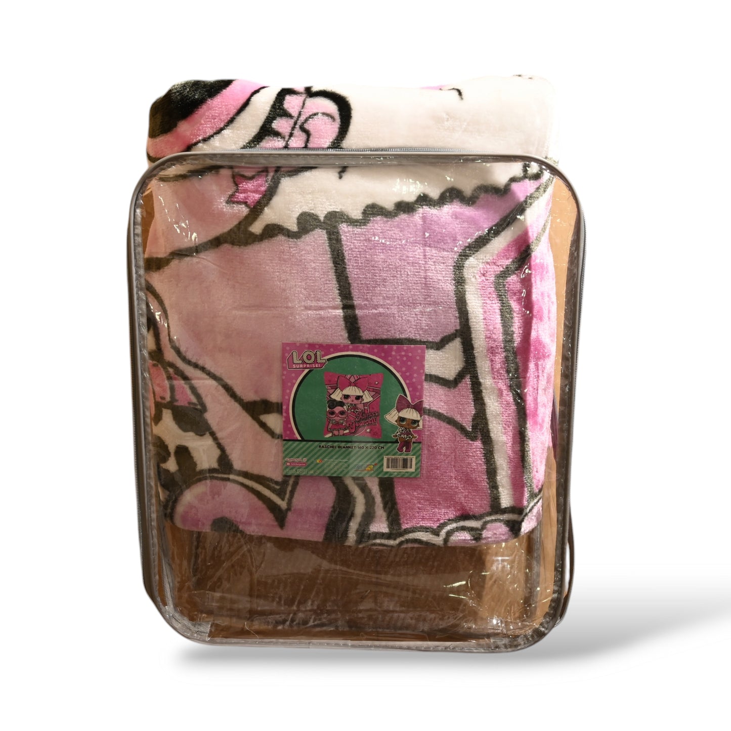 LOL Raschel Blanket - 160 x 220 cm, 100% Polyester