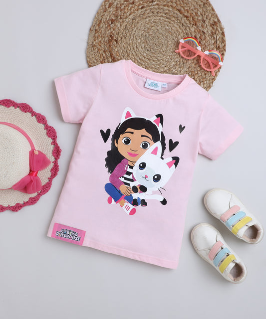 GABBY DOLLHOUSE -  Girl's T-Shirt | Short Sleeve TShirt | Tshirt| T-Shirt | Girls