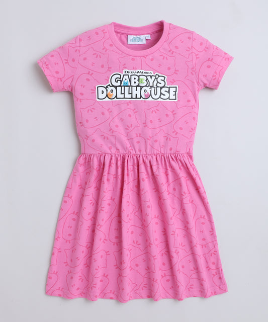 GABBY DOLLHOUSE -  Girl's Jersey Dress | Girls Dress | Cotton | Gabby's
