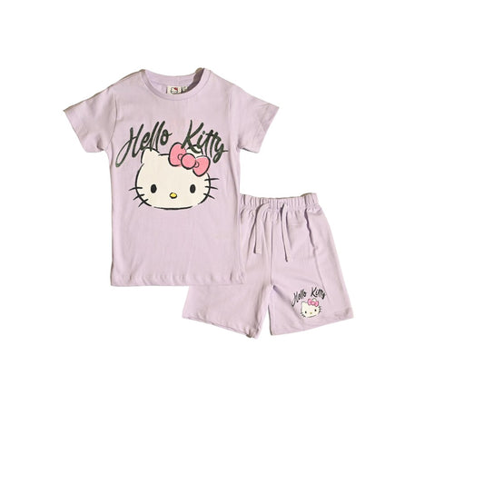 HELLO KITTY GIRLS T-SHIRT & SHORT SET‬