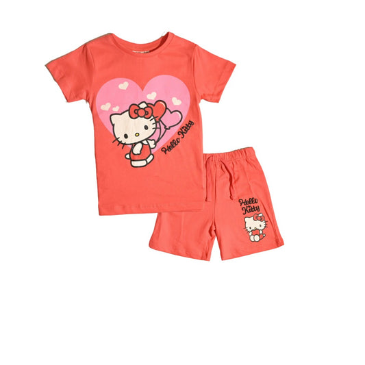 HELLO KITTY GIRLS T-SHIRT & SHORT SET‬