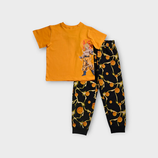 DRAGON BALLS SHORT SLEEVE PAJAMA SET